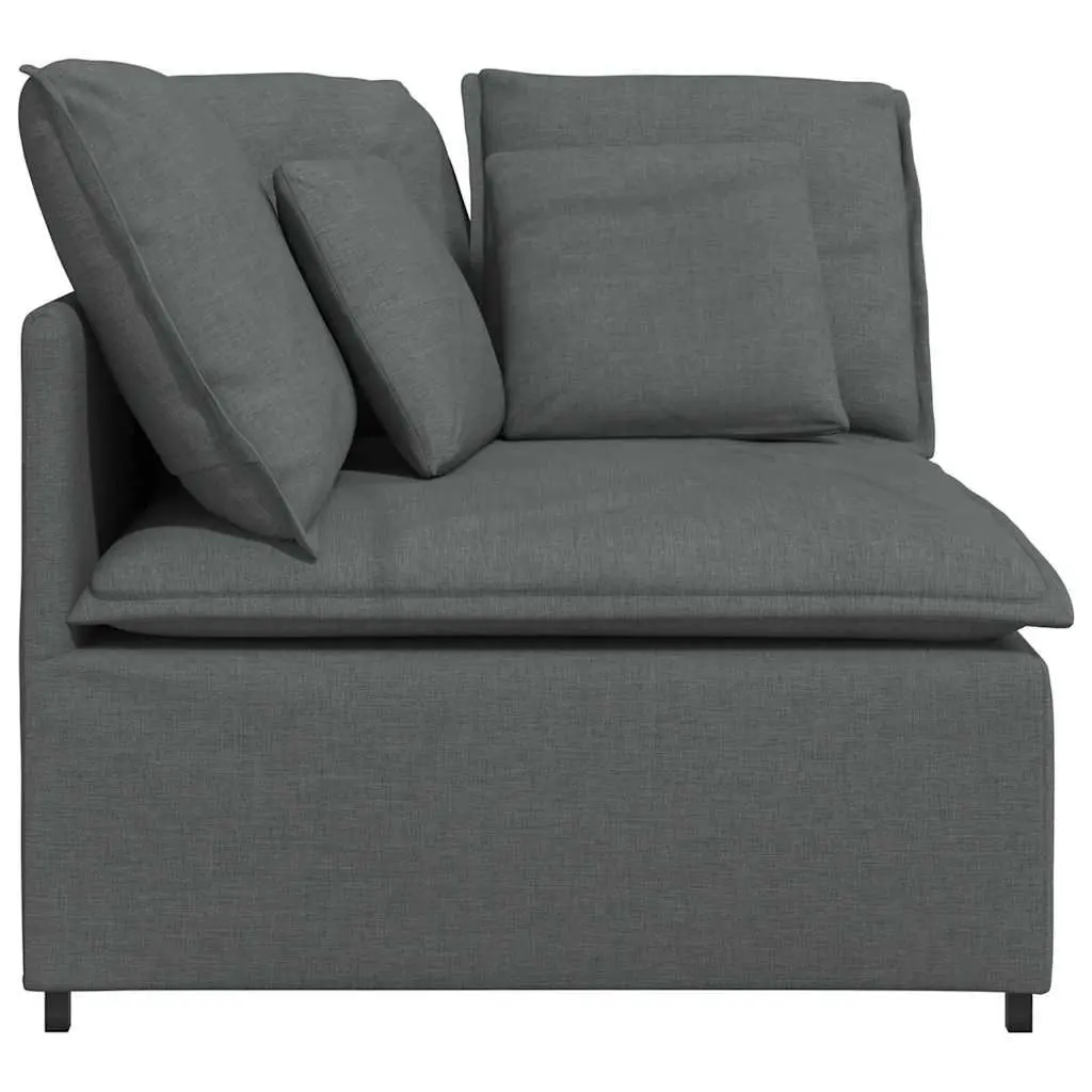 Grey Modular Corner Sofa Unit for Comfort