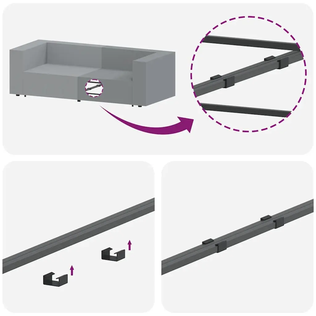 Grey Modular Corner Sofa Unit for Comfort