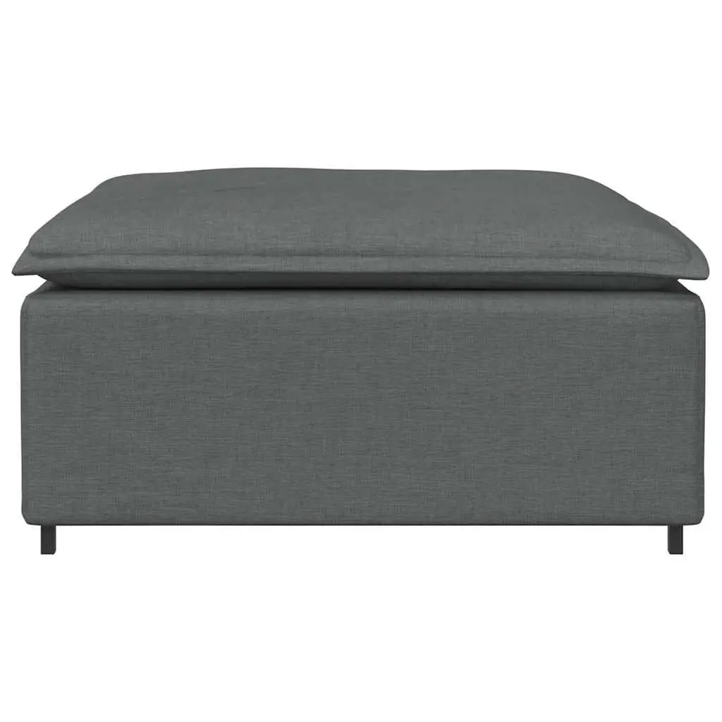 Grey Modular Footstool for Comfort and Style