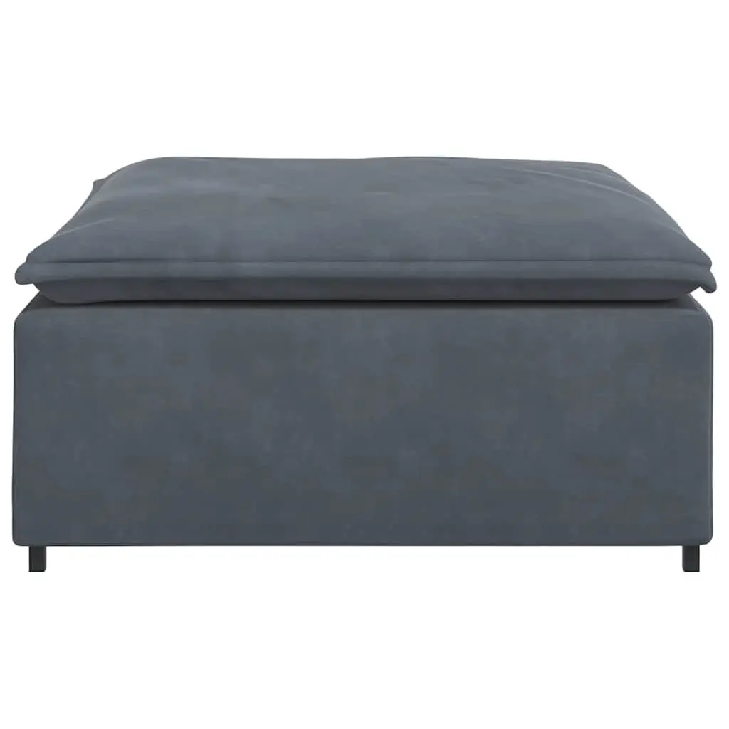 Grey Ottoman Module with Sturdy Build