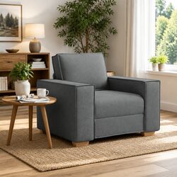 Value and Comfort with Dark Grey Sofa Chair
