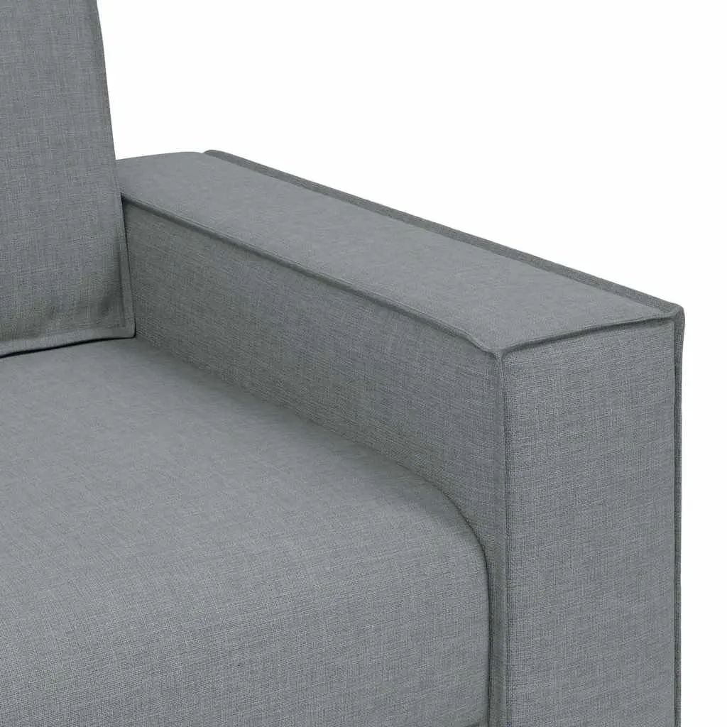 Grey Fabric Sofa 2-Seater Lounge Couch for Living Room Relaxing Seating