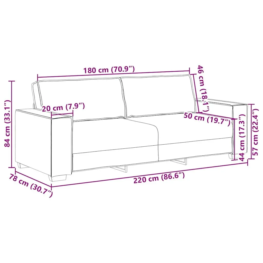 Grey Velvet Lounge Sofa