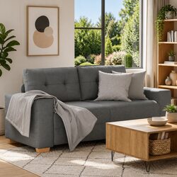 Practical Grey Loveseat Sofa for Everyday Use