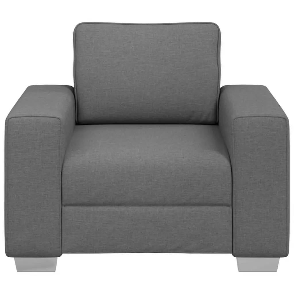 Fabric Sofa Chair Lounge Seat 100cm Grey