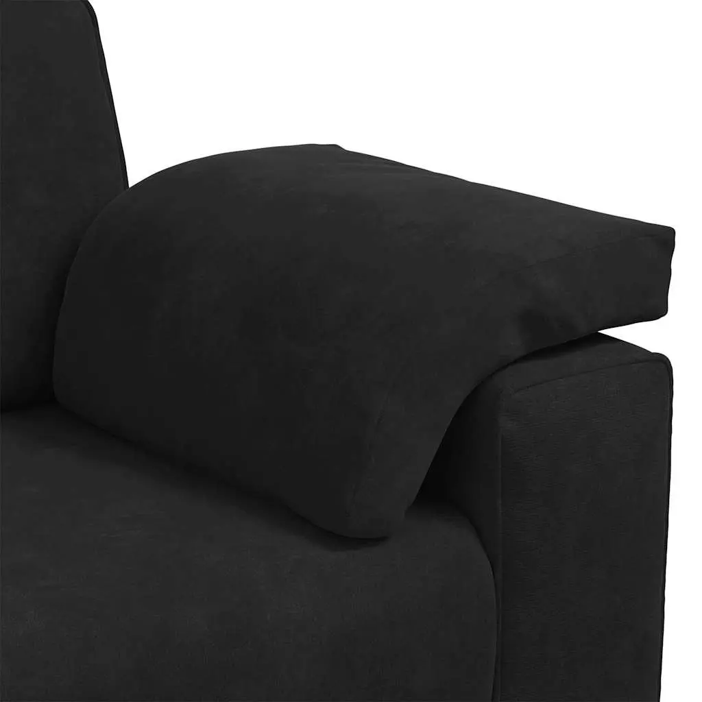Black Velvet Loveseat Sofa for Two
