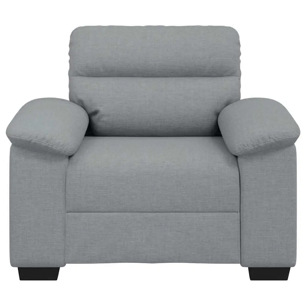Sofa Chair Lounge Armchair Relaxing Reading 100x81x84cm Grey Fabric