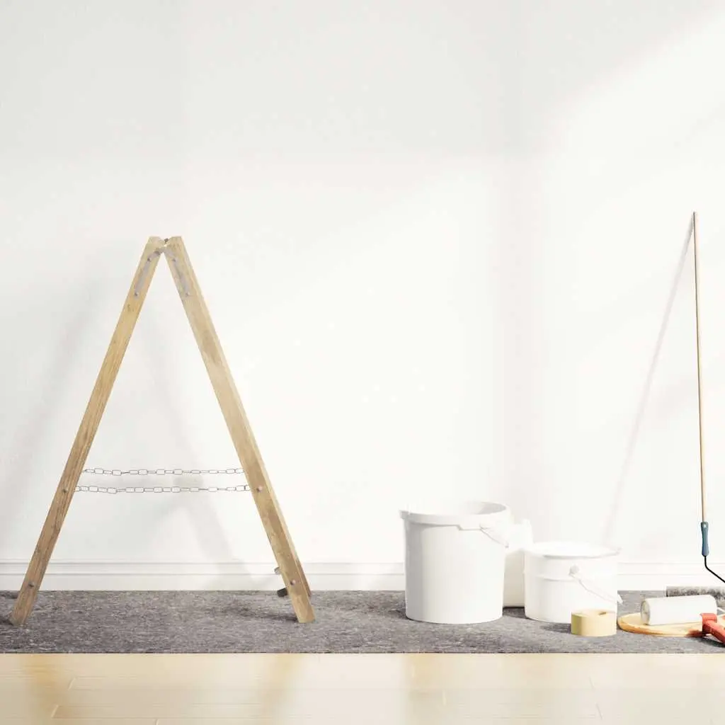 Painter Fleece Floor Protection Non-slip 25m x 1m Grey Dust Cover