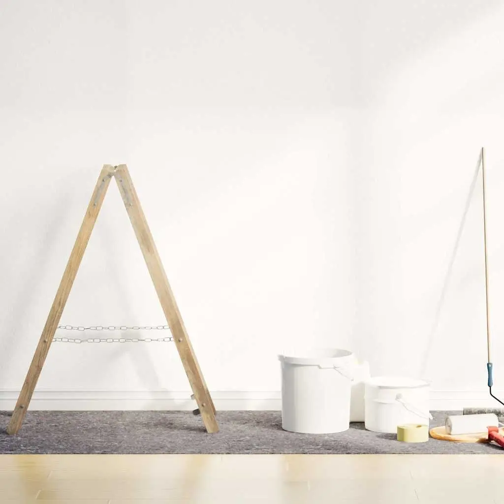 Painter Fleece Floor Protection Roll Non-slip 50m x 1m Grey