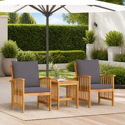 Reliable Outdoor Sofa Set - 3 Piece Garden Furniture