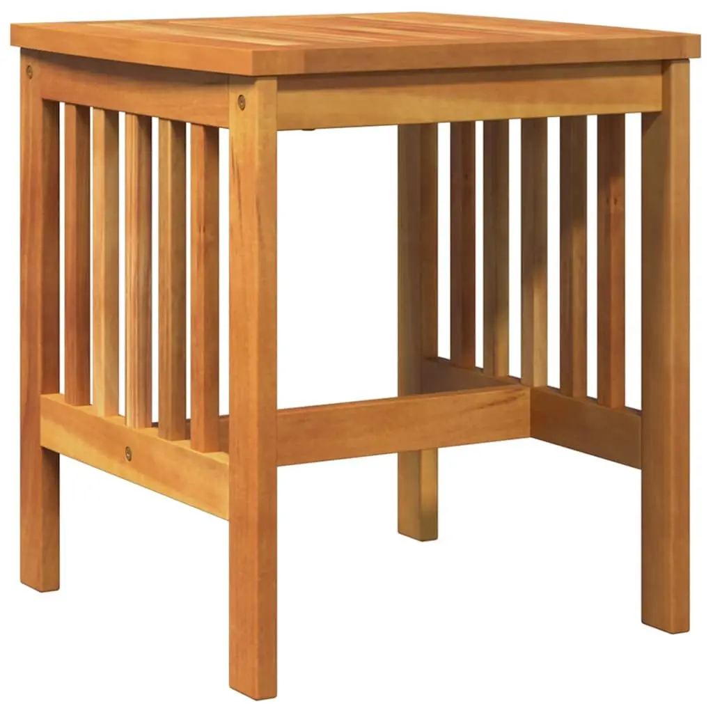 Outdoor Side Table in Solid Acacia Wood