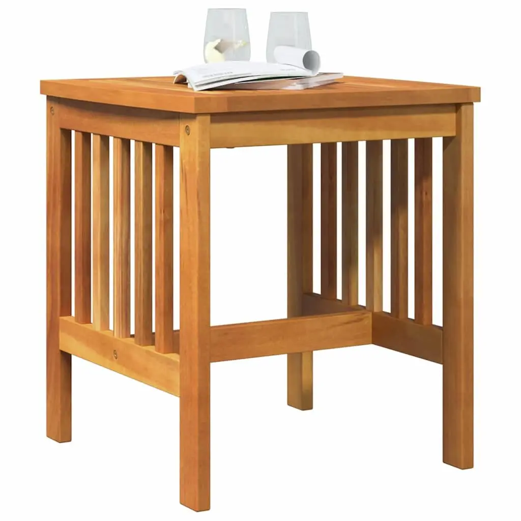 Outdoor Side Table in Solid Acacia Wood