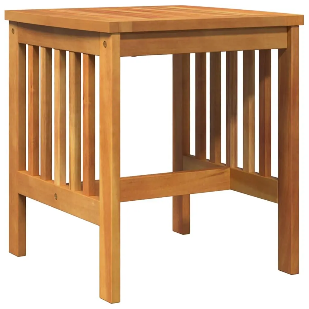 Outdoor Side Table in Solid Acacia Wood