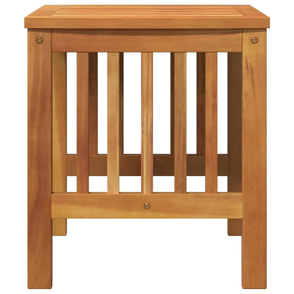 Outdoor Side Table in Solid Acacia Wood
