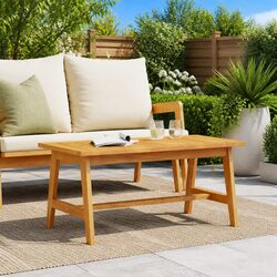 Reliable Solid Acacia Wood Coffee Table for Your Garden