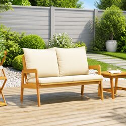 Reliable Solid Acacia Wood Garden Bench