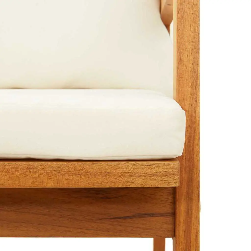 Solid Acacia Wood Garden Bench