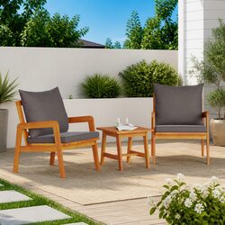 Comfortable Outdoor Bistro Set with Solid Build Quality