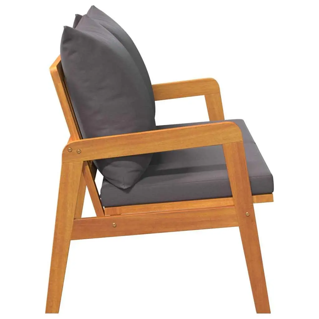 Solid Acacia Wood Garden Bench for Comfort