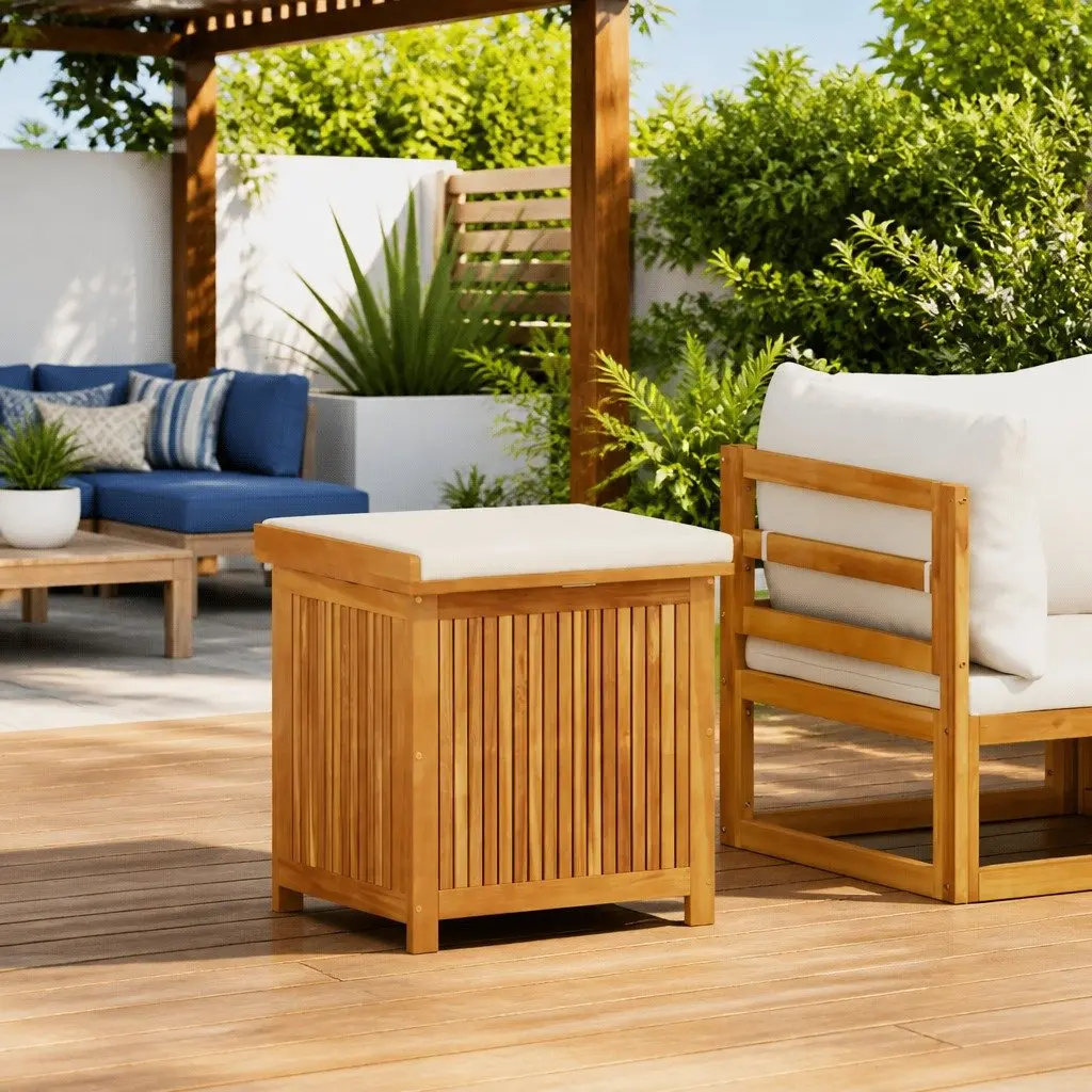 Cushion Storage Box for Outdoor Use
