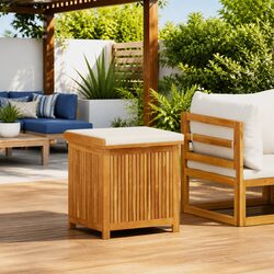 Practical Cushion Storage Box for Outdoor Use