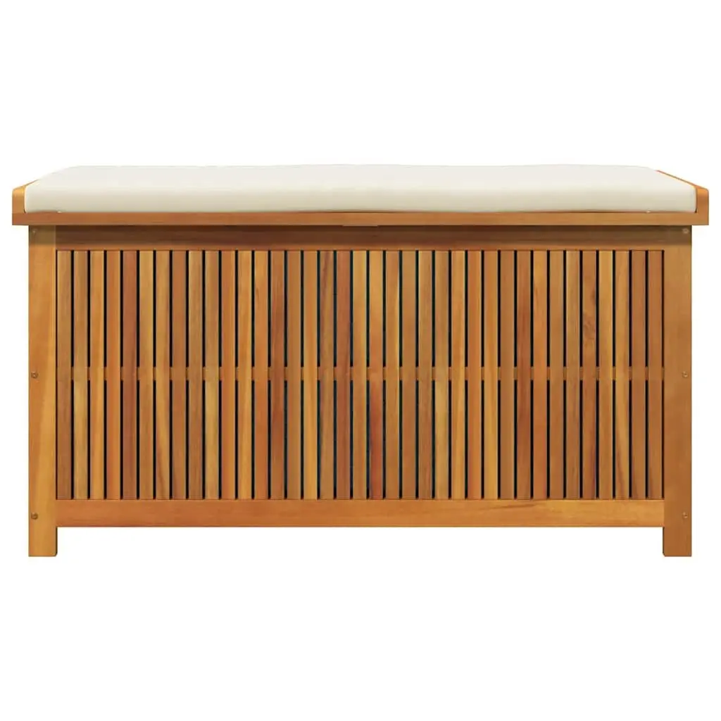 Outdoor Storage Box Garden Cushion Organiser 113x50x60.5cm Solid Wood Acacia Brown