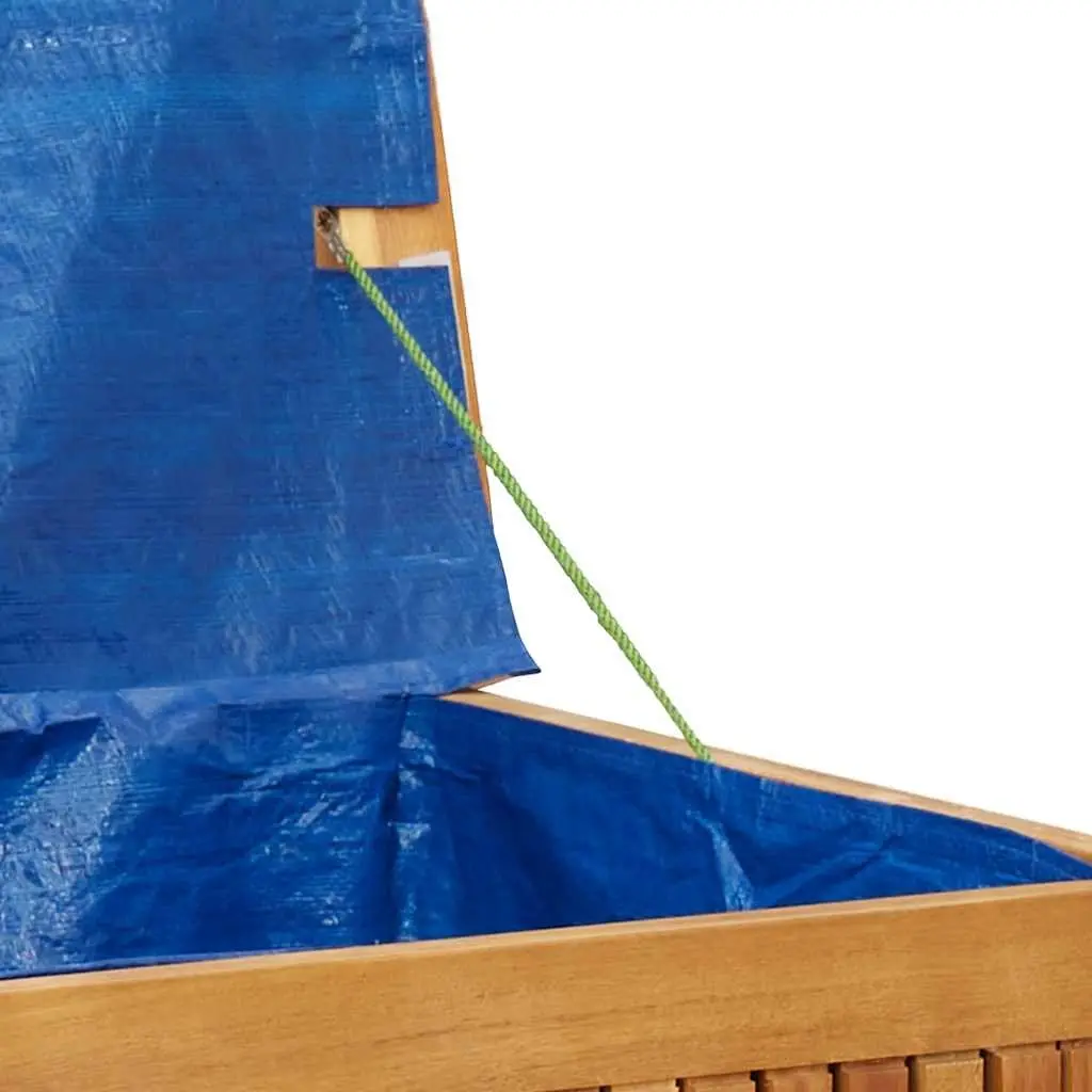 Outdoor Storage Box Garden Cushion Organiser 113x50x60.5cm Solid Wood Acacia Brown