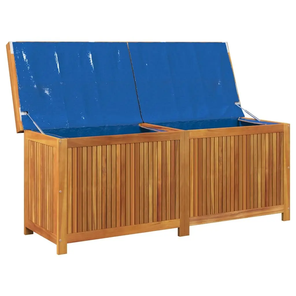 Outdoor Cushion Storage Box 150x50x60.5cm Garden Deck Brown