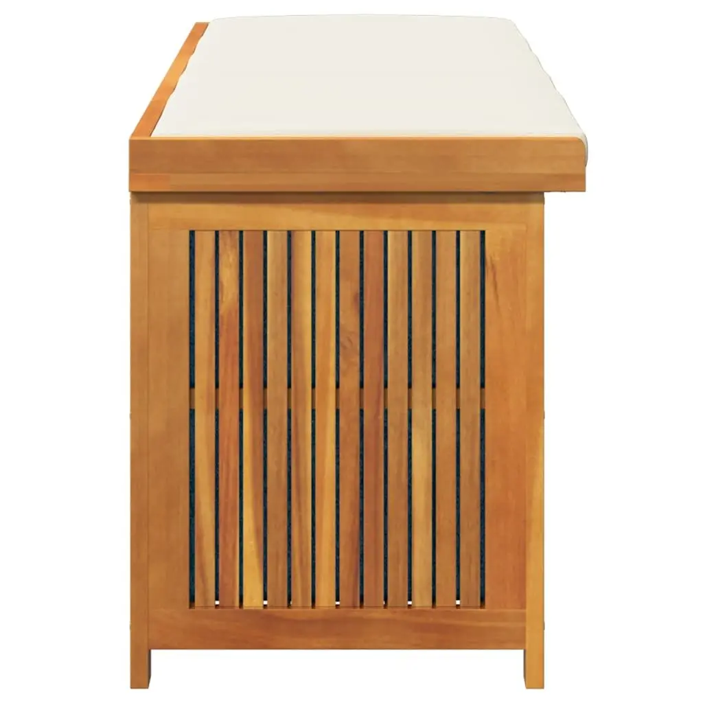 Outdoor Cushion Storage Box 150x50x60.5cm Garden Deck Brown