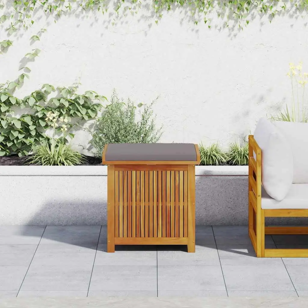 Outdoor Cushion Box 60x50x61cm in Solid Wood