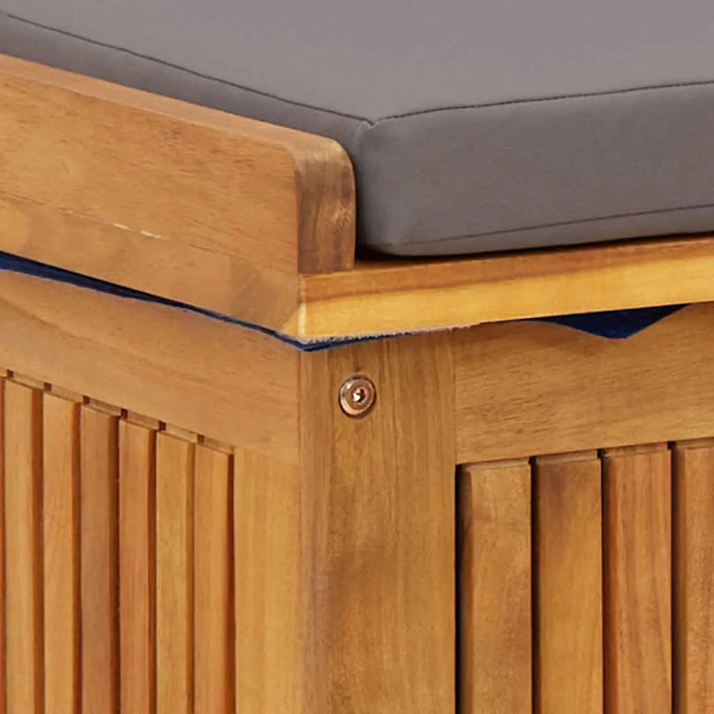 Outdoor Cushion Box 60x50x61cm in Solid Wood