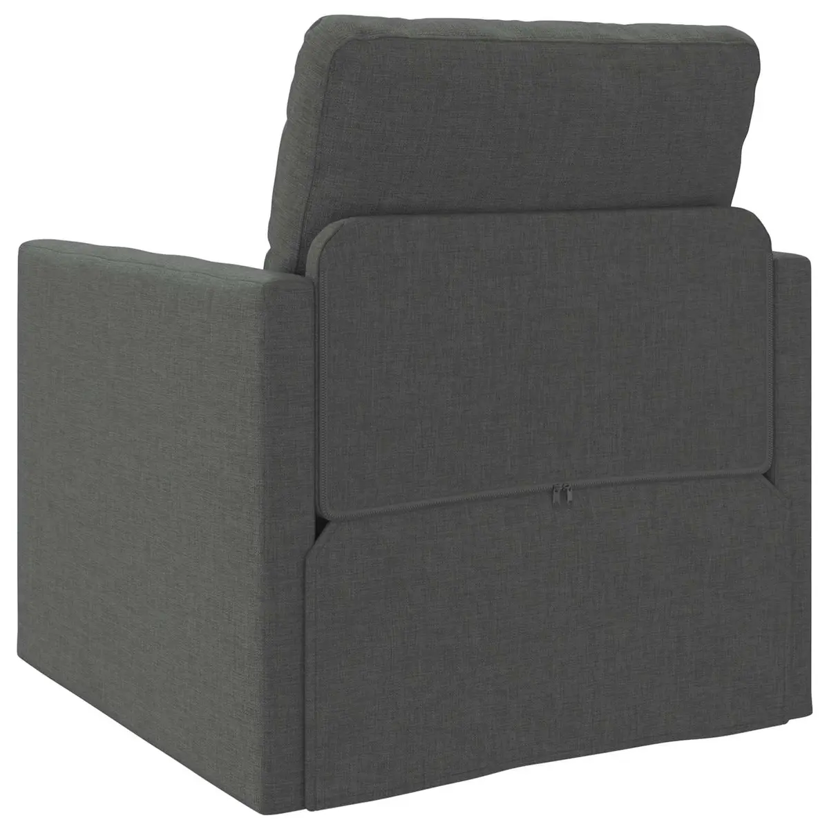 Floor Sofa Bed Grey 60cm Modern Minimalist Lounge Guest Sleeping