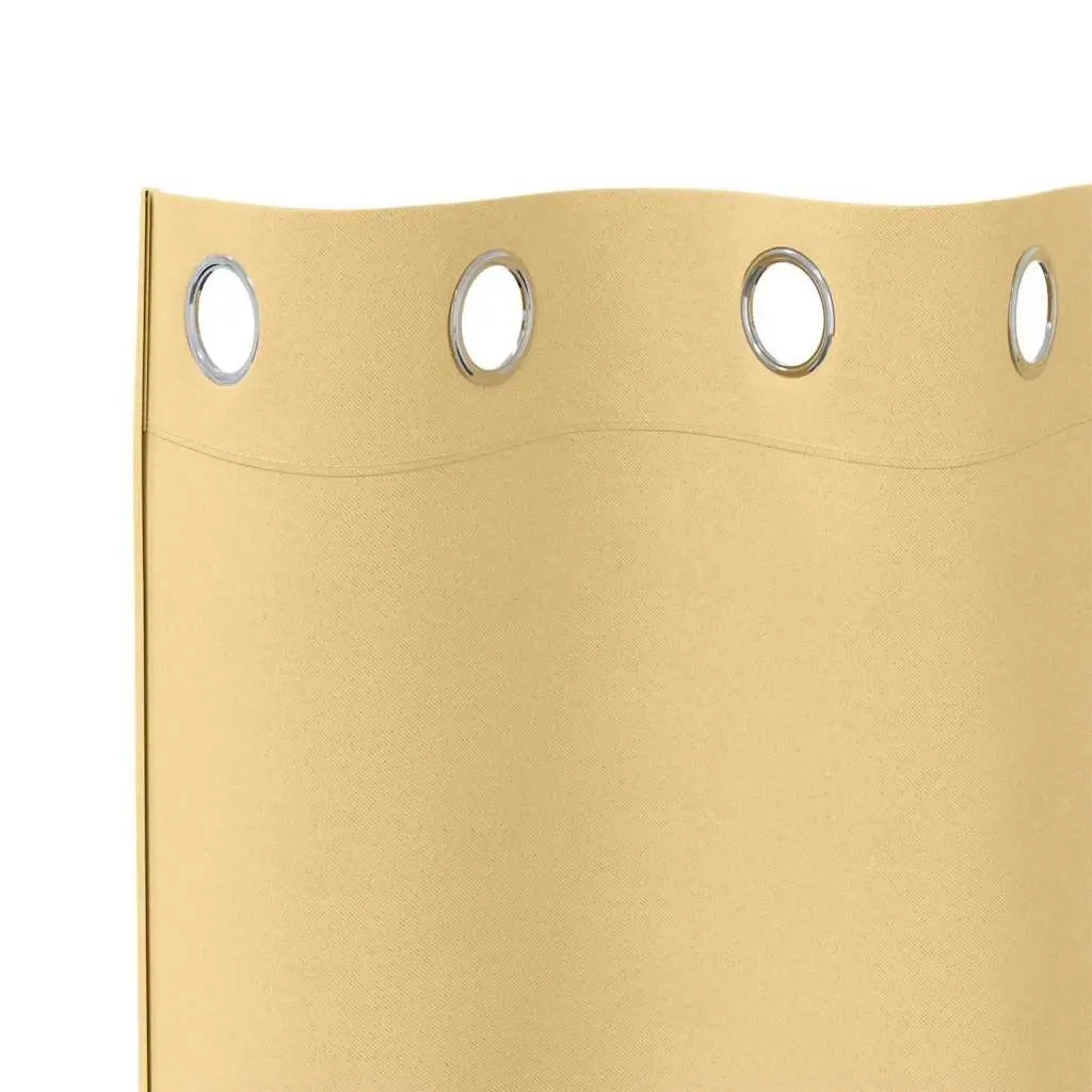 Blackout Curtains 2 pcs Beige 245 x 140 cm Window Drapes