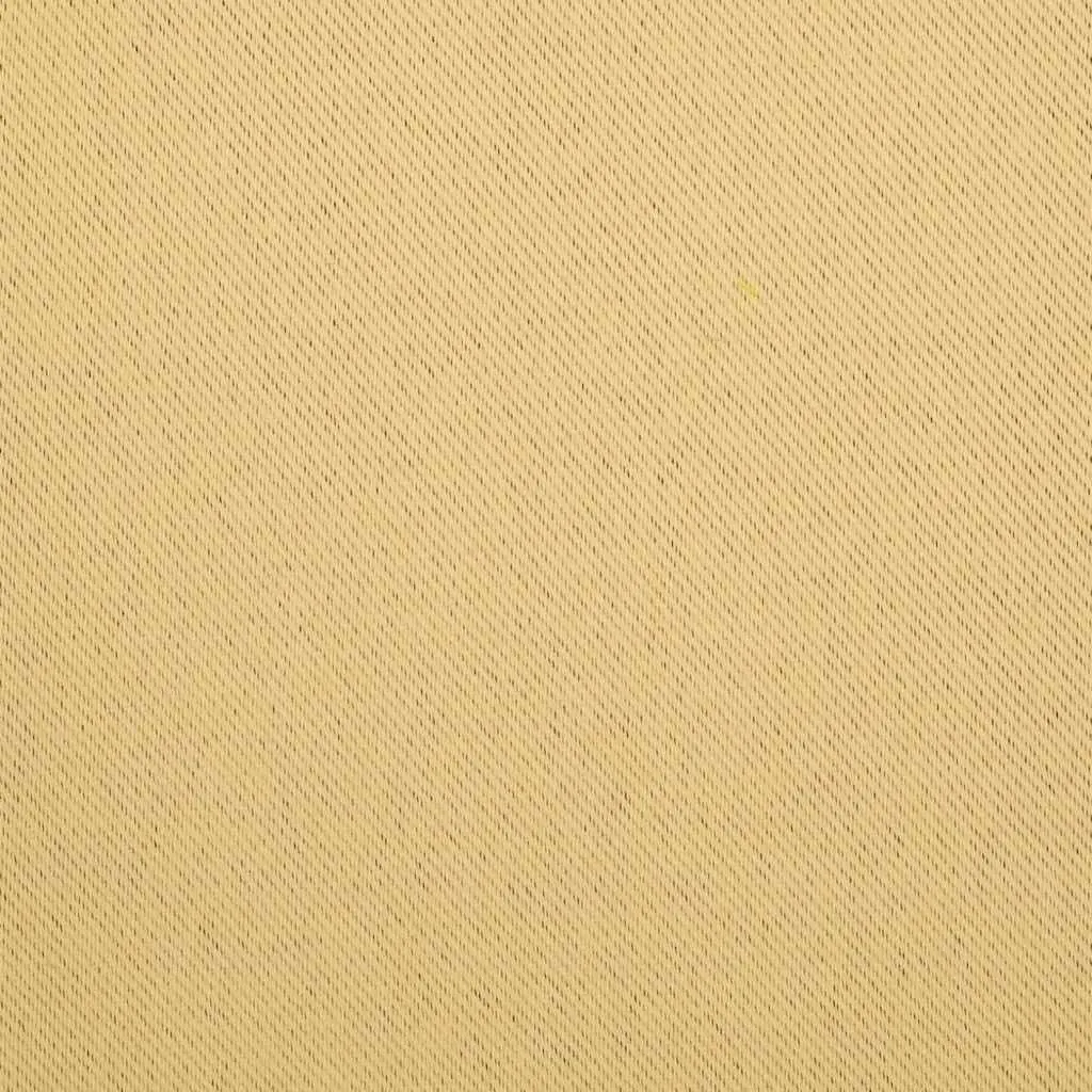 Blackout Curtains 2 Pieces Beige 245 x 140 cm Window Drapes