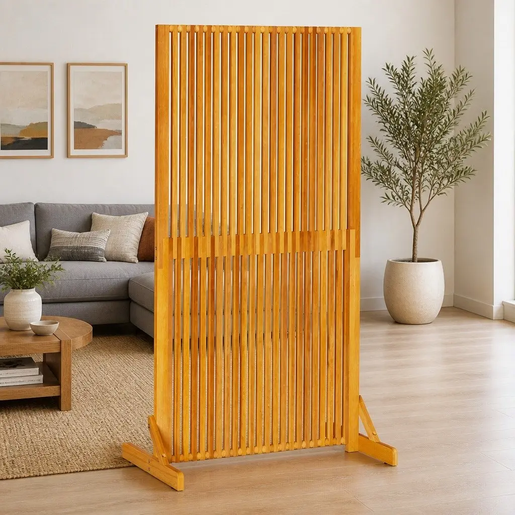 Privacy Screen Made from Solid Acacia Wood