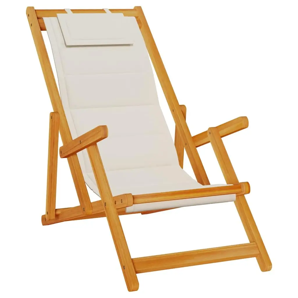 Folding Beach Chair with Armrests