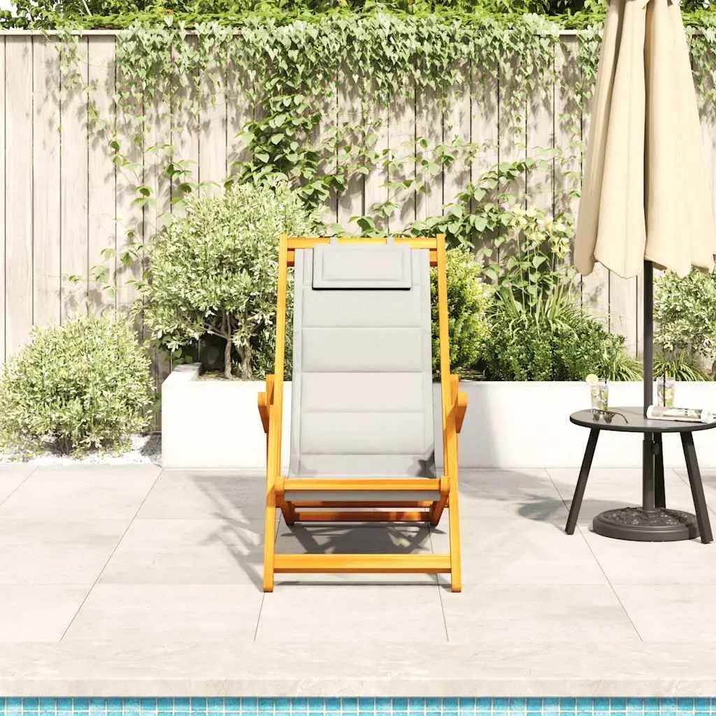 Folding Beach Chair with Armrests