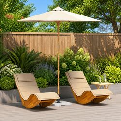 Warm and Practical Garden Parasol for Outdoor Comfort