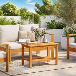 Solid Acacia Wood Side Table – Reliable and Valuable Addition