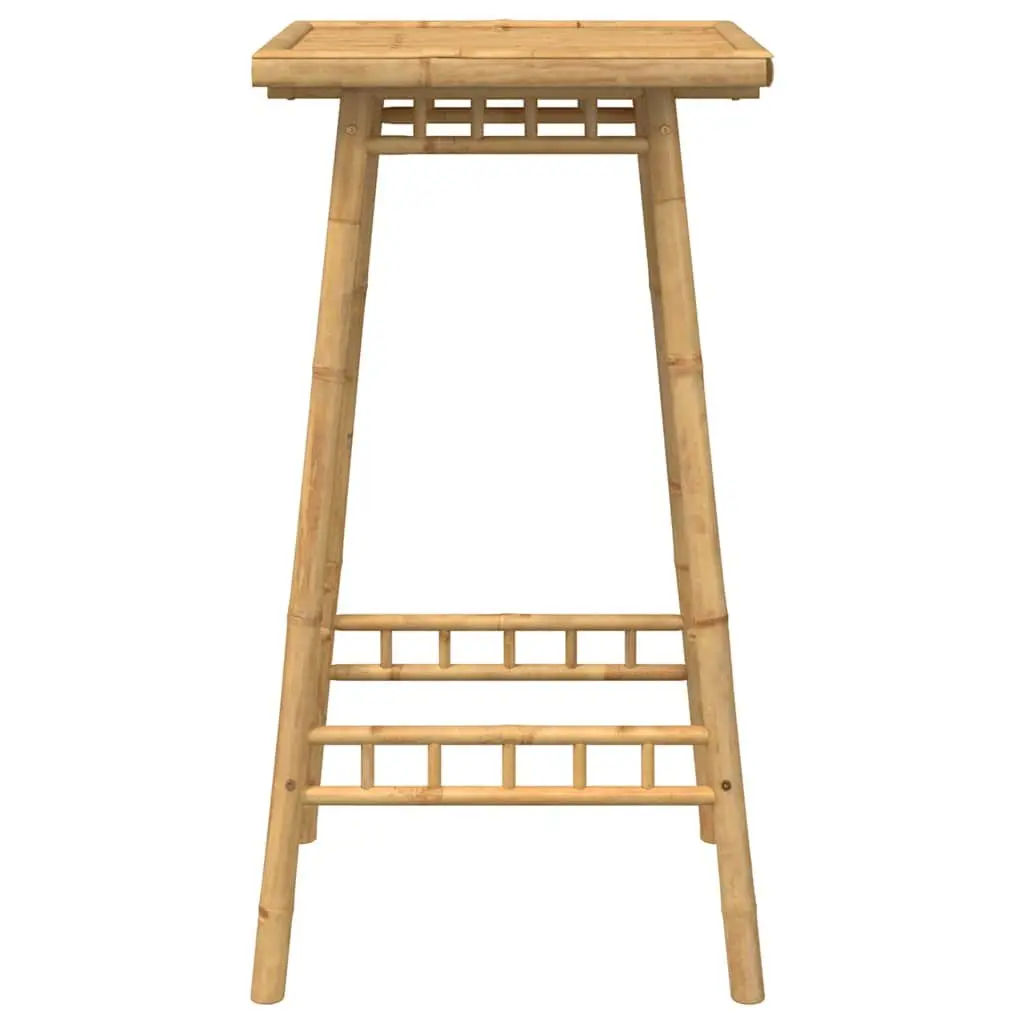 Bamboo Outdoor Bar Table 55x55x100 cm