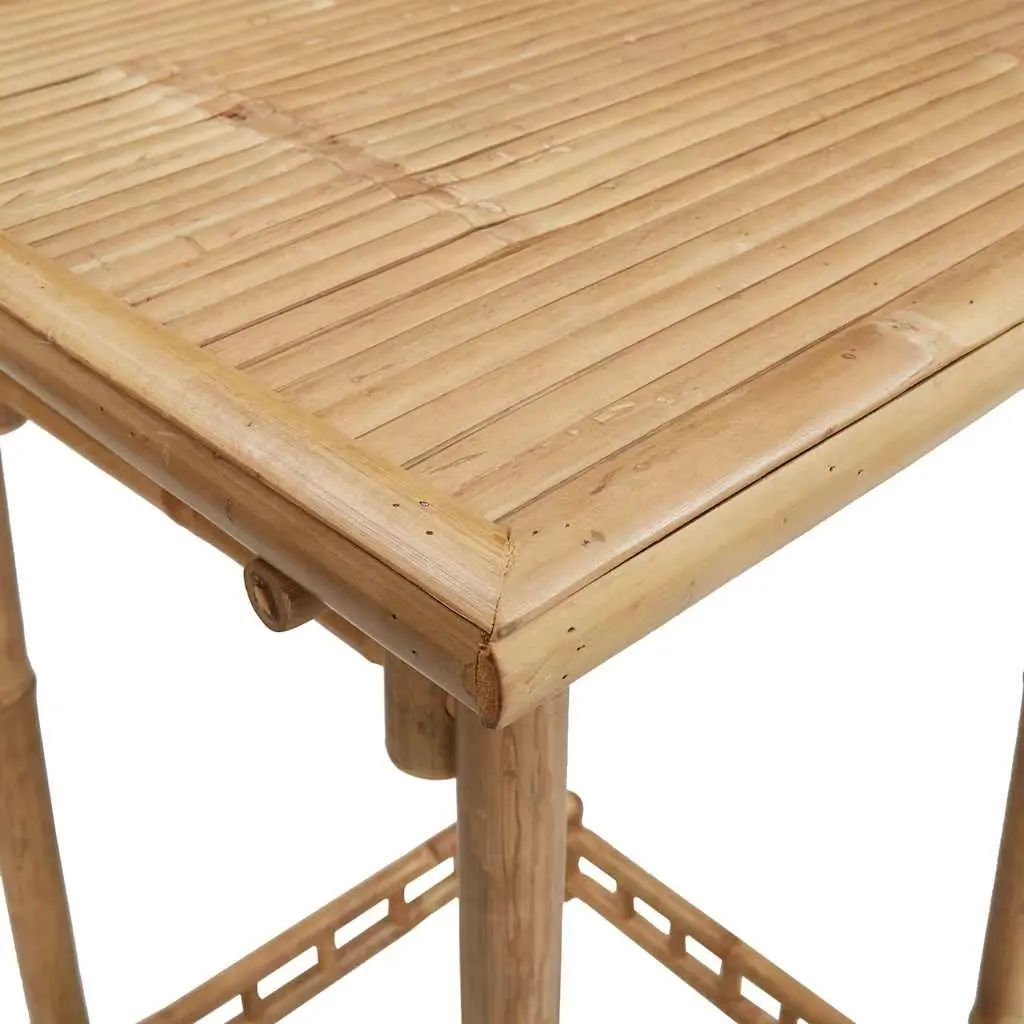 Bamboo Outdoor Bar Table 55x55x100 cm