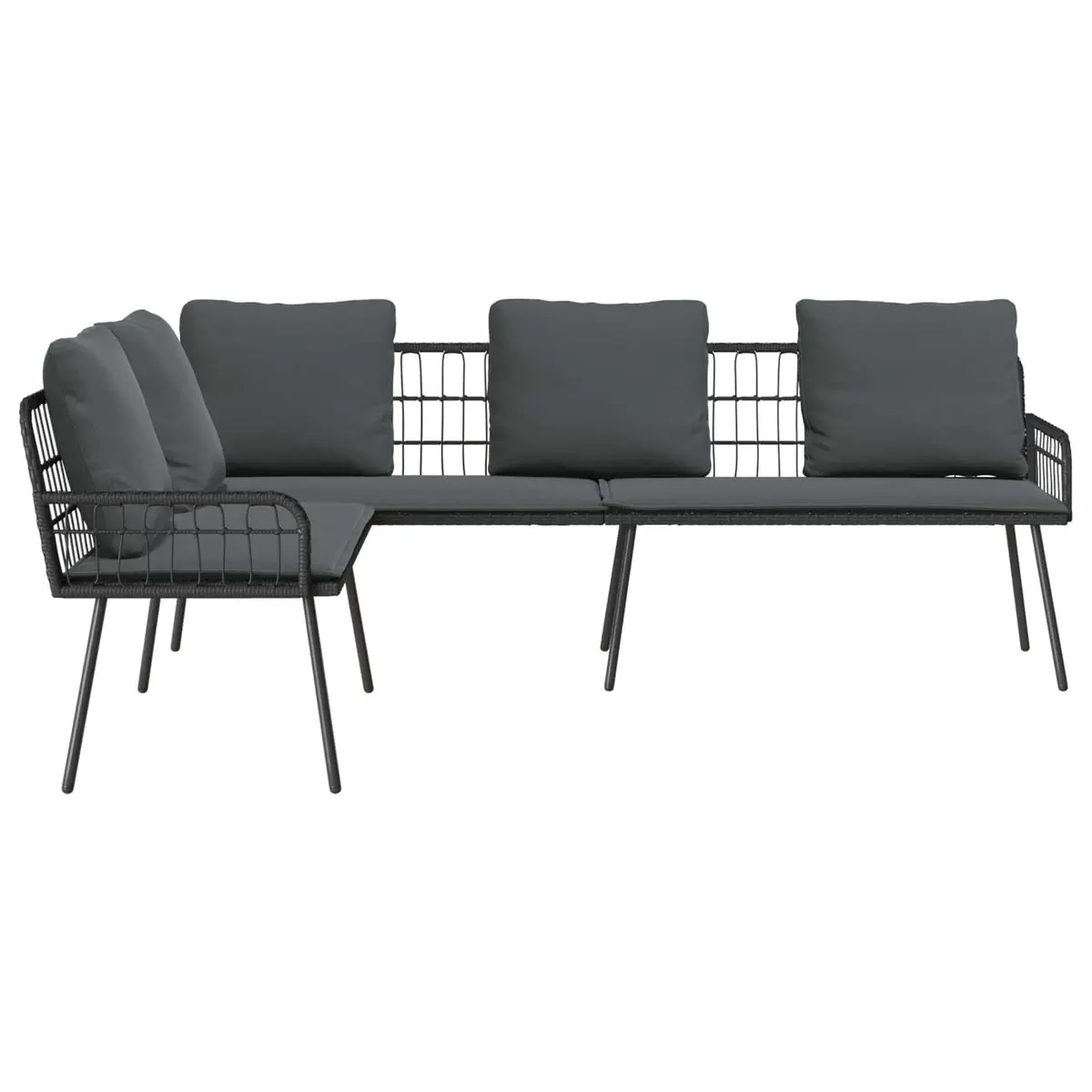 L-Shaped Sofa for Outdoor Relaxation