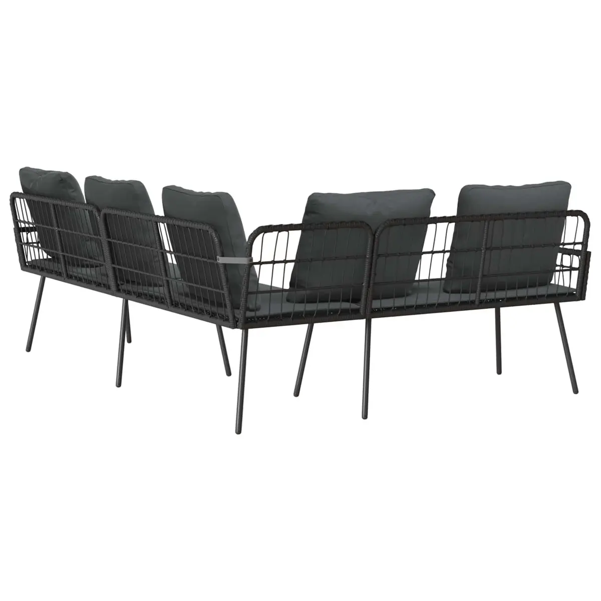 L-Shaped Sofa for Outdoor Relaxation