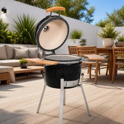 Reliable Kamado Grill Smoker - 33cm Ceramic Design