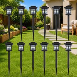 Reliable 12-Piece Solar Light Set for Outdoor Use