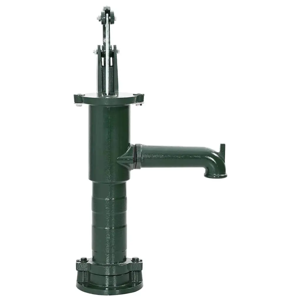Hand Water Pump Manual Ground Water Drawing System 6 Metres Deep Green