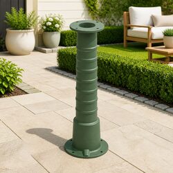 Cast Iron Garden Hand Water Pump Stand with 4 Mounting Holes 66cm Height