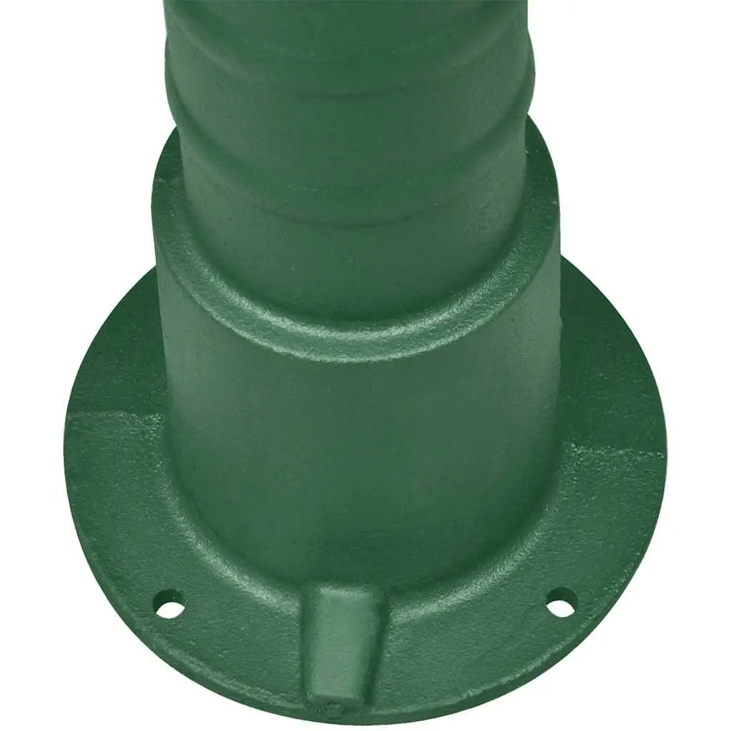 Cast Iron Garden Pump Stand 66cm Height Green Durable for Hand Water Pumps