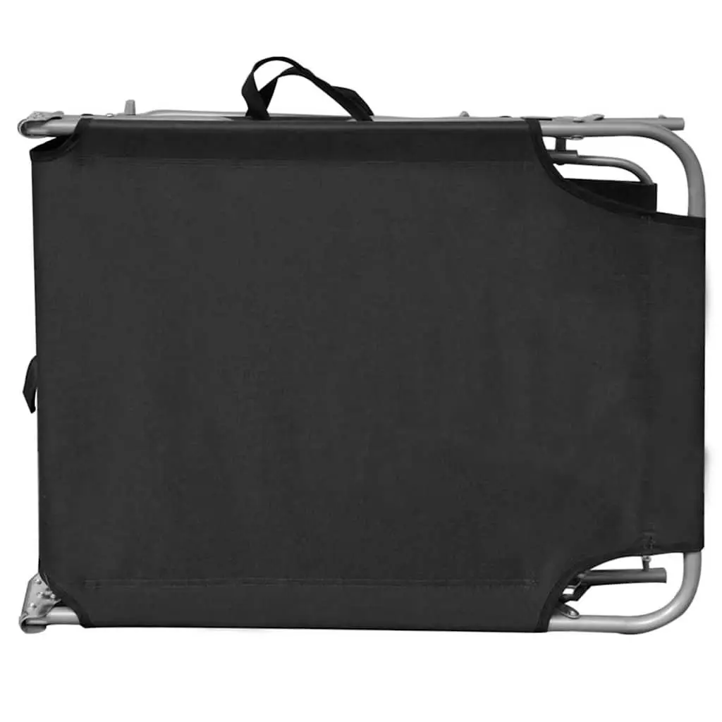 Sun Lounger with Folding Canopy