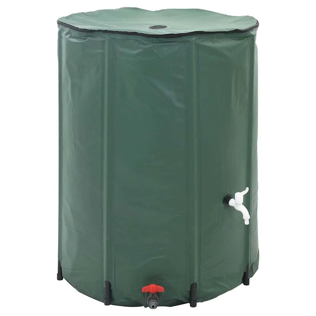 Collapsible Water Tank 250L Rainwater Storage Container Green